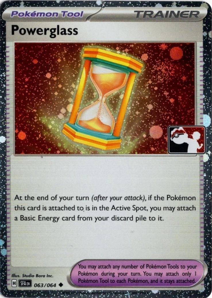 Shrouded Fable Powerglass [Prize-Pack-Cosmos-Holo] Pokémon card